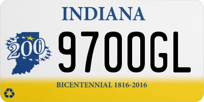 IN license plate 970OGL