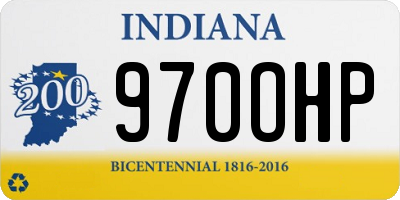 IN license plate 970OHP