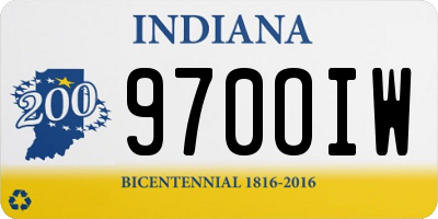 IN license plate 970OIW