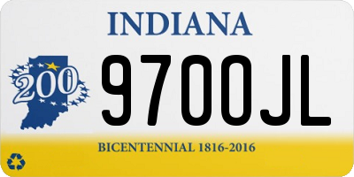 IN license plate 970OJL