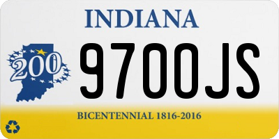 IN license plate 970OJS