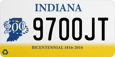 IN license plate 970OJT