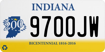 IN license plate 970OJW