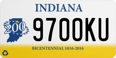 IN license plate 970OKU