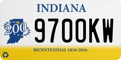IN license plate 970OKW