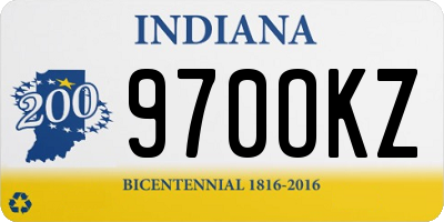 IN license plate 970OKZ