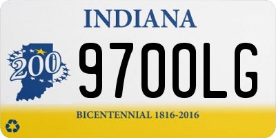 IN license plate 970OLG