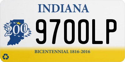 IN license plate 970OLP
