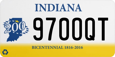 IN license plate 970OQT