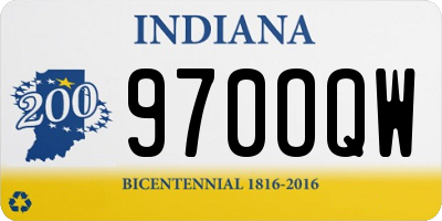 IN license plate 970OQW