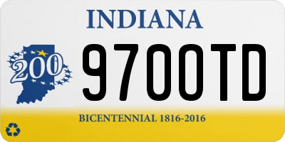 IN license plate 970OTD