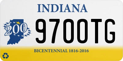 IN license plate 970OTG