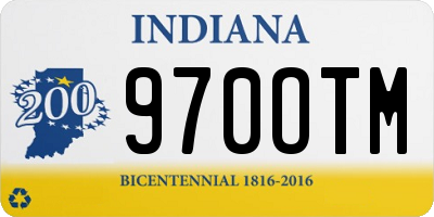 IN license plate 970OTM