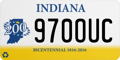 IN license plate 970OUC