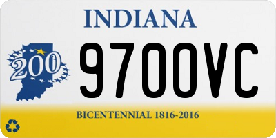 IN license plate 970OVC