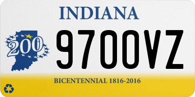 IN license plate 970OVZ