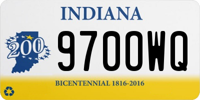 IN license plate 970OWQ