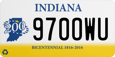 IN license plate 970OWU