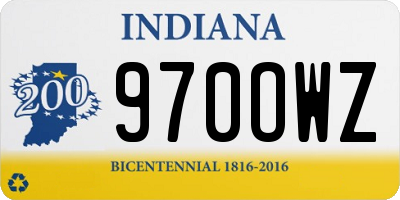 IN license plate 970OWZ
