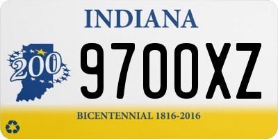 IN license plate 970OXZ