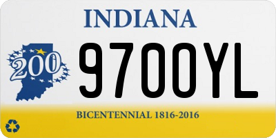 IN license plate 970OYL