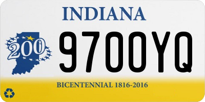 IN license plate 970OYQ