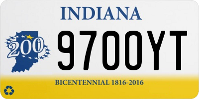 IN license plate 970OYT
