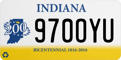 IN license plate 970OYU