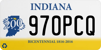 IN license plate 970PCQ