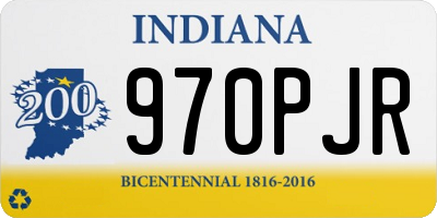 IN license plate 970PJR