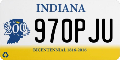 IN license plate 970PJU