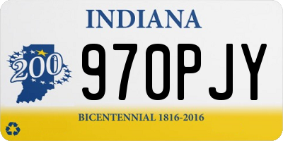 IN license plate 970PJY