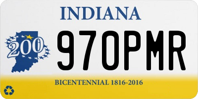 IN license plate 970PMR