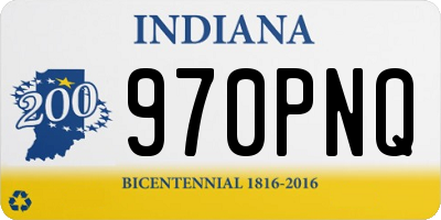 IN license plate 970PNQ