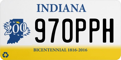 IN license plate 970PPH