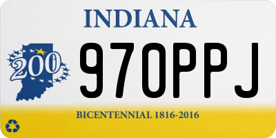 IN license plate 970PPJ