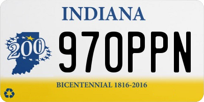 IN license plate 970PPN