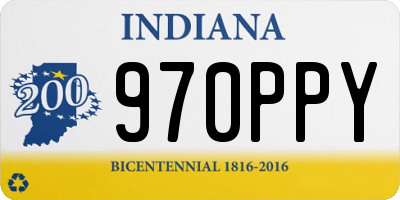 IN license plate 970PPY