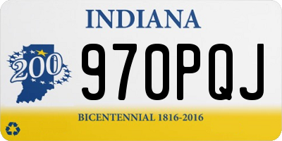 IN license plate 970PQJ