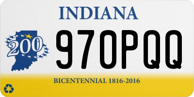 IN license plate 970PQQ