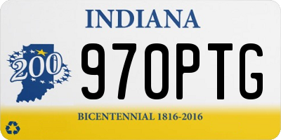 IN license plate 970PTG