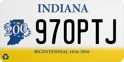 IN license plate 970PTJ