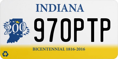 IN license plate 970PTP