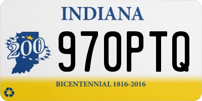 IN license plate 970PTQ