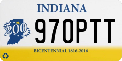 IN license plate 970PTT