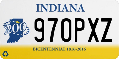 IN license plate 970PXZ