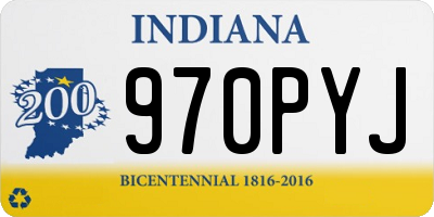 IN license plate 970PYJ
