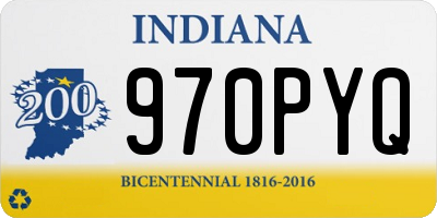IN license plate 970PYQ
