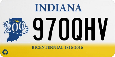 IN license plate 970QHV