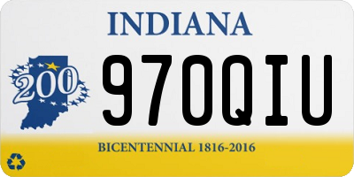 IN license plate 970QIU